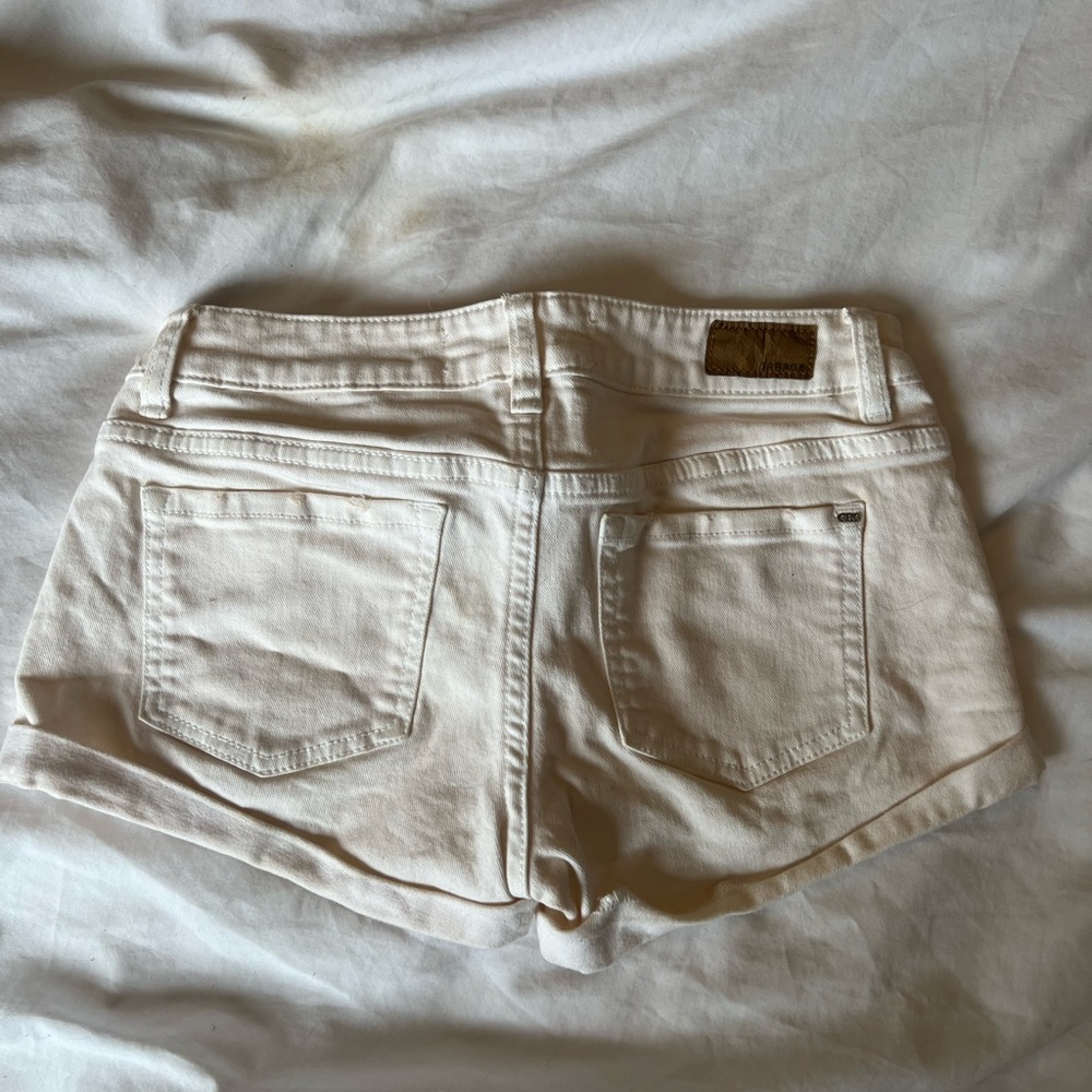 Off white garage short jean shorts